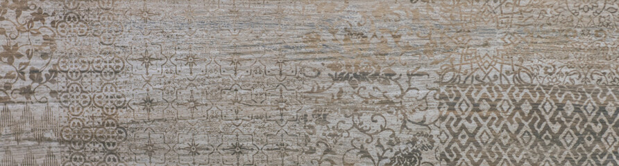 abstract geometric mosaic pattern, ceramic tile