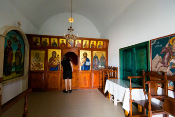 Fototapeta na wymiar Cape Greco Ayioi Anargyroi chapel