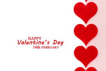 St.Valentine's Day holiday background.