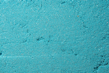 Abstract blue texture, kinetic sand. Close up