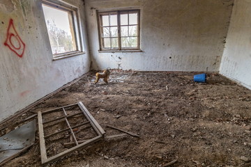 Room of an abandoned house