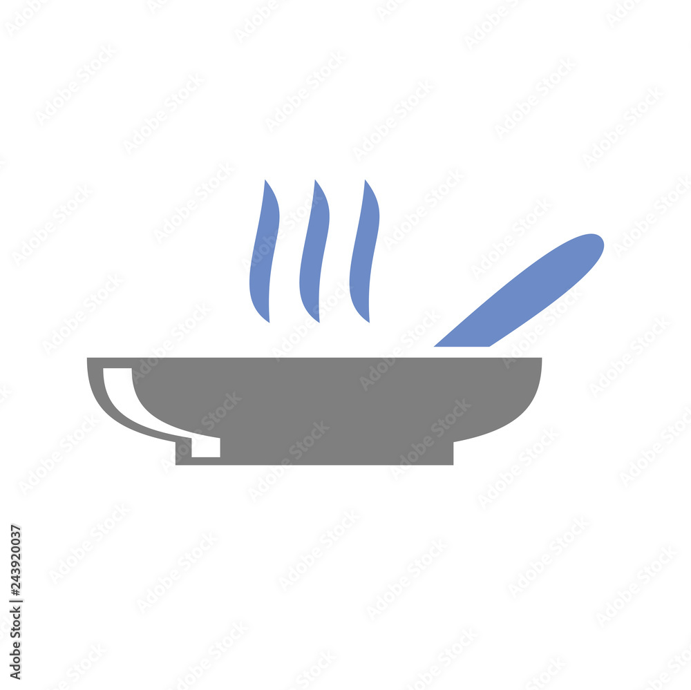 Poster dish icon on white background for graphic and web design, modern simple vector sign. internet concep