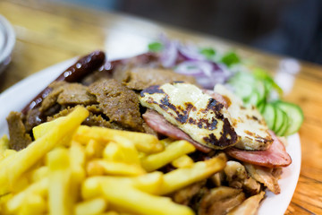Traditional cypriot mix grill Cyprus