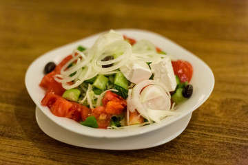 Traditional cypriot village salad Cyprus