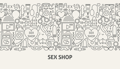 Sex Shop Banner Concept