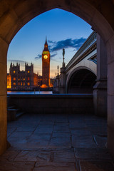 Big Ben and The Westminster Bridge, London, United Kingdom