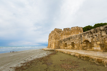 Fototapeta premium Beautiful castle in Larnaca Cyprus