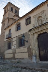 Fototapeta na wymiar Church in Albaicin, Granada