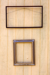 Naklejka na ściany i meble Wood Picture Frame