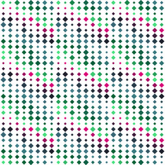 Abstract seamless pattern background with multicolored various rhombuses.