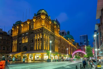 Schilderijen op glas Queen Victoria Building, een erfgoedsite in Sydney © Richie Chan