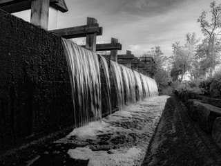 Mill waterfall from 1802