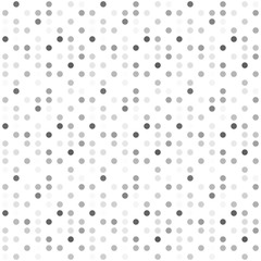 Seamless abstract pattern background with a variety of colored circles.