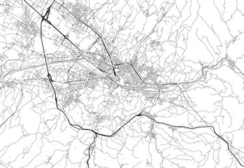 Area map of Florence, Italy