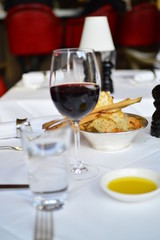 glass of red wine