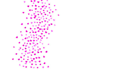 Heart frame for Valentines day with pink glitter