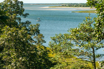 Mouth of Slocums River on August day