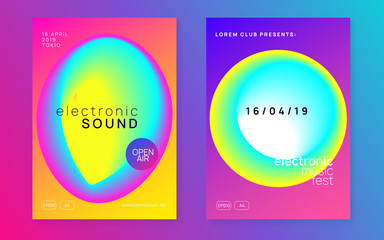 Fest poster and flyer for summer music.