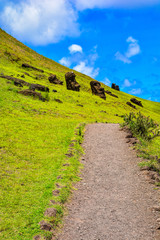 easter island statues