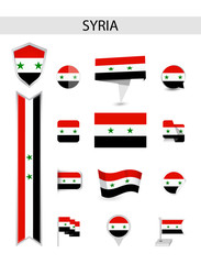 Syria Flat Flag Collection
