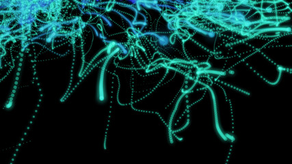 Abstract background with circles and lines. Different shades and thickness.