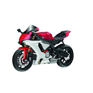 Motorbike for races and street races