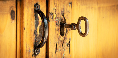 Old Key And Lock