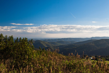Obraz premium landscape with mountains and trees