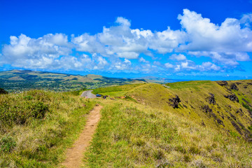 Fototapeta premium hiking a volcano