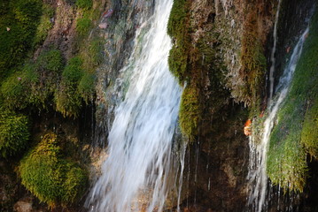 Waterfall Dzhur-Dzhur. Autumn in the Crimea. Travels. Golden autumn