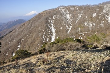 残雪の頃 富士眺望