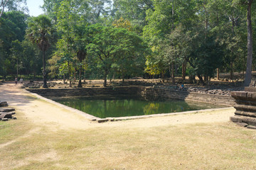 Siem Reap,Cambodia-Januay 11, 2019: Baphuon in Angkor Thom, Siem Reap