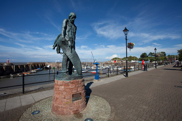 The Statue of the Ancient Mariner at Watchet