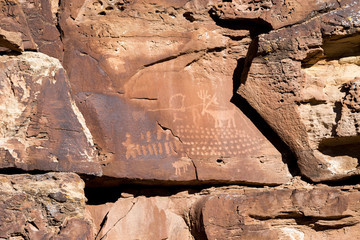 Petroglyph in Nine Mile Canyon, Utah