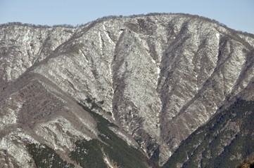 雪稜の大室山
