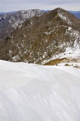 雪化粧の丹沢主稜