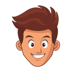 Obraz premium man only face