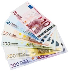 euro paper bills