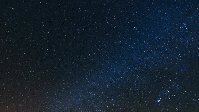 Astro Timelapse of Milky Way Galaxy over Radio Telescope -Long Shot 1 Sky-