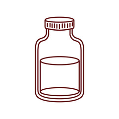 transparent jar isolated icon