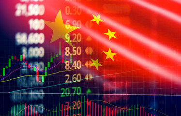 China stock market exchange / Shanghai stock market analysis forex indicator of changes graph - 243947073