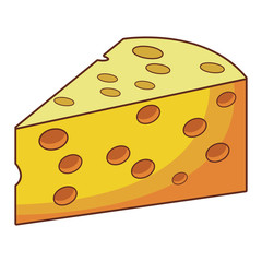 cheese isolated icon
