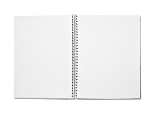 book notebook textbook white blank paper template