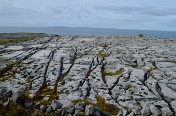 Stones on coast of ireland