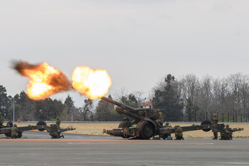 陸上自衛隊の155mm榴弾砲