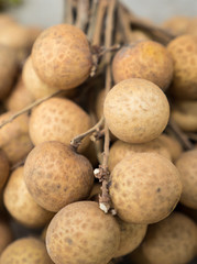 Bunch of Longan Fruits on sell