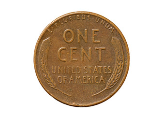 Wheat Ear US Penny Coin