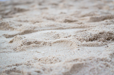 White beautiful sand