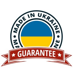 Made in Ukraine Label Illustration