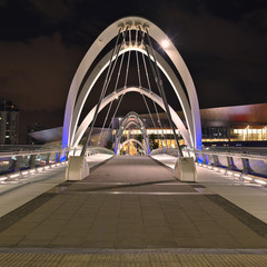 Fototapeta premium Seafarers Bridge over the Yarra River, Melbourne.